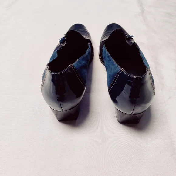 ROBERTO CAPUCCI Blue Heels Size 10 Made in Italy - Picture 6 of 17